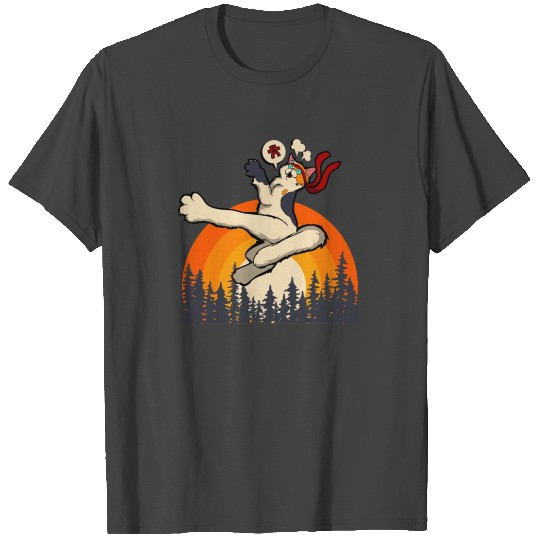 Ninja Japanese Anime Samurai Warrior Cat T Shirts