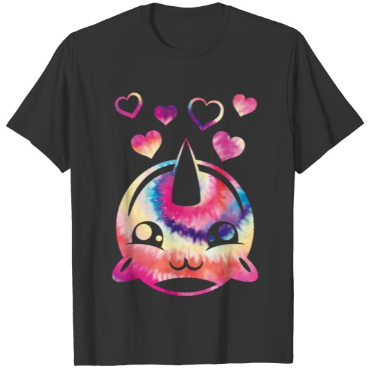 Tie Dye Cute Dolphin Unicorn T Shirts