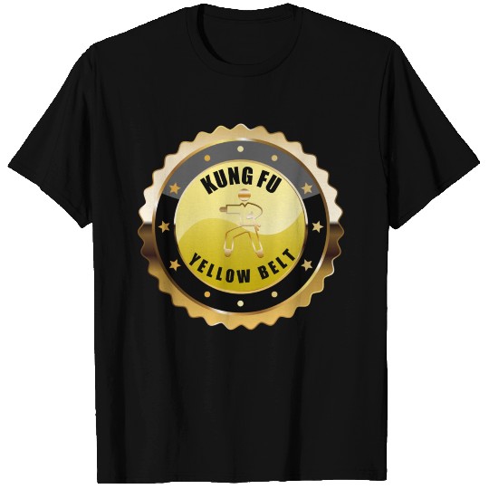 Kung Fu Yellow Belt Achievement award T Shirts