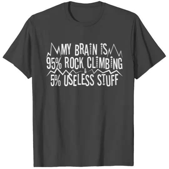 Rock Climbing Climber T Shirts