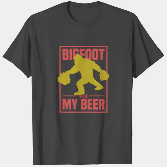 Bigfoot Stole My Beer T Shirts Sasquatch Yeti Camping