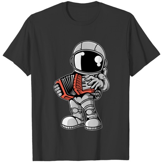 Astronaut Accordion T-shirt
