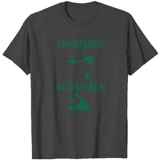 Inhale exhale buddha yoga gift buddhism T Shirts