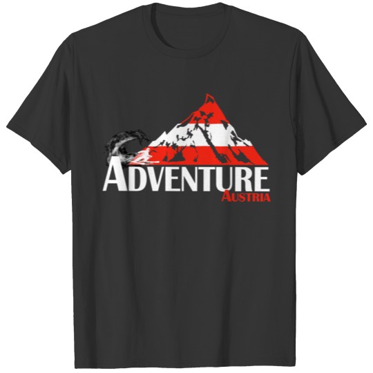 Adventure Austria, ski sports T-shirt