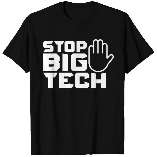 Stop Big Tech Company Monopoly Technology T Shirts