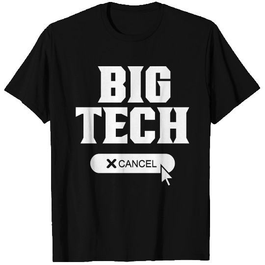 Stop Big Tech Censorship Technology Monopoly T Shirts