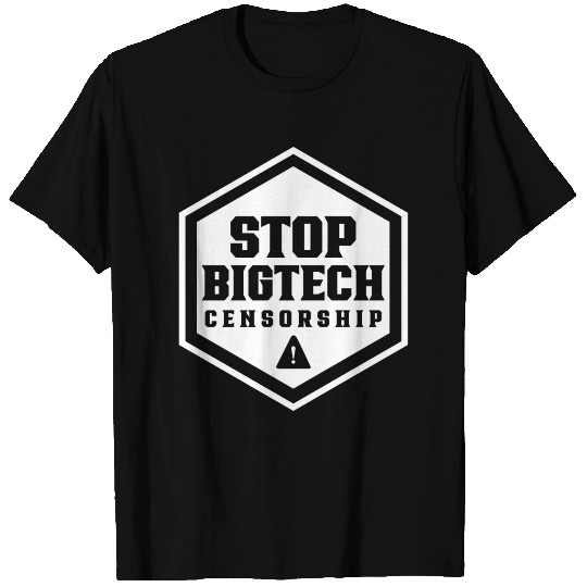 Stop Big Tech Censorship Technology Monopoly T Shirts