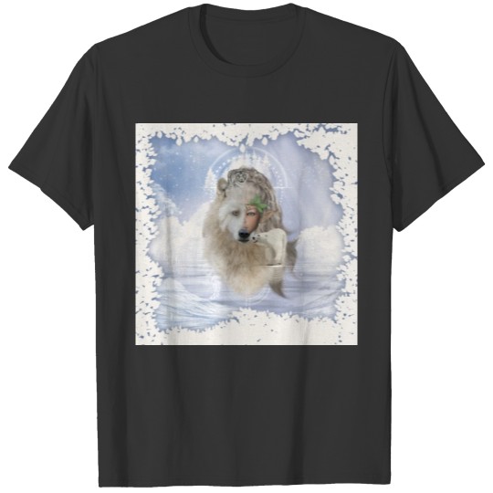 Awesome polarwolf with fairy T-shirt