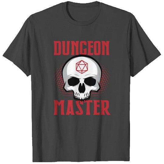 Dungeon Master Skull T Shirts