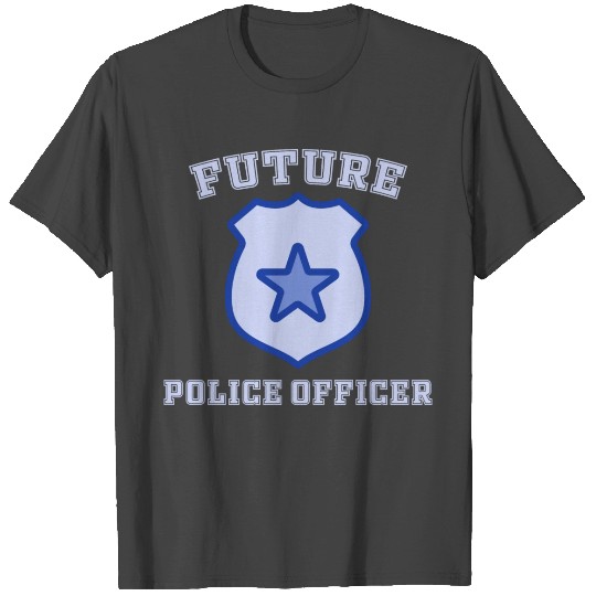 Future Police Officer School Pride Policeman Kids T Shirts