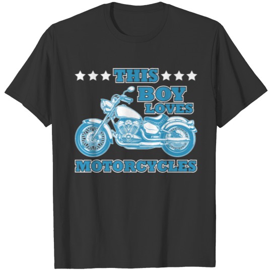 This Boy loves Racer motorcycle T Shirts