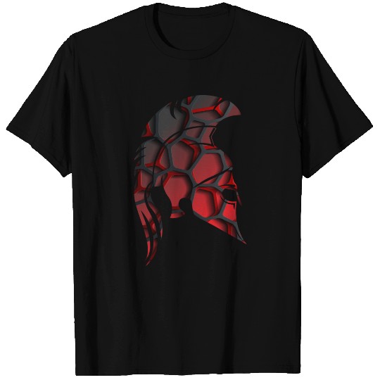 Sparta Design abstract, impulsive red T Shirts