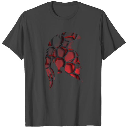 Sparta Design abstract, impulsive red T Shirts