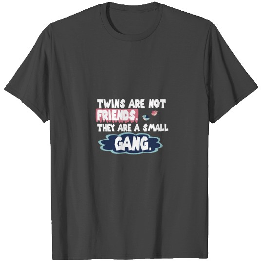twin mom gift | twins T Shirts | small gang