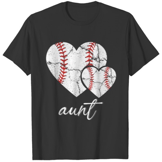 Baseball Aunt Mothers Day Baseball T Shirts