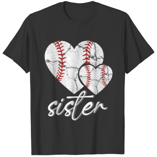 Baseball Sister Mothers Day Baseball T Shirts