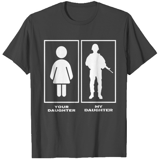 Your Girlfriend My Girlfriend Soldier Boyfriend T Shirts