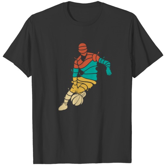 Retro Basketball Vintage Hoops Baller T-shirt