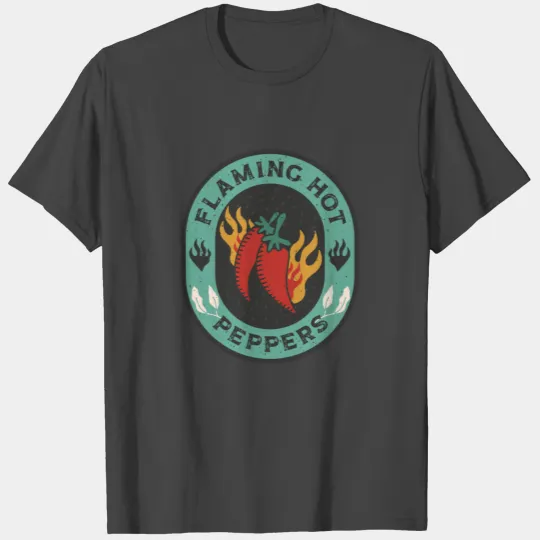 Flaming Hot Pepper Chili Scoville Units Chili T Shirts