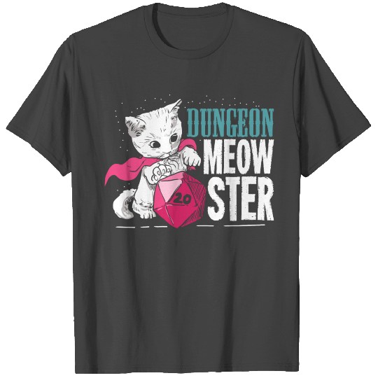 Dungeon Meowster Gift For A Roleplaying Cat Lover T Shirts