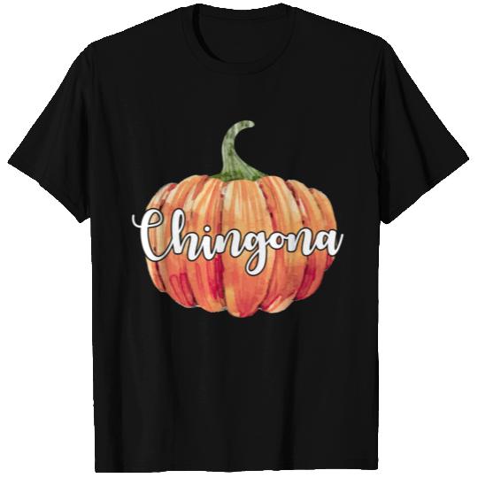 Chingona Pumpkin T Shirts