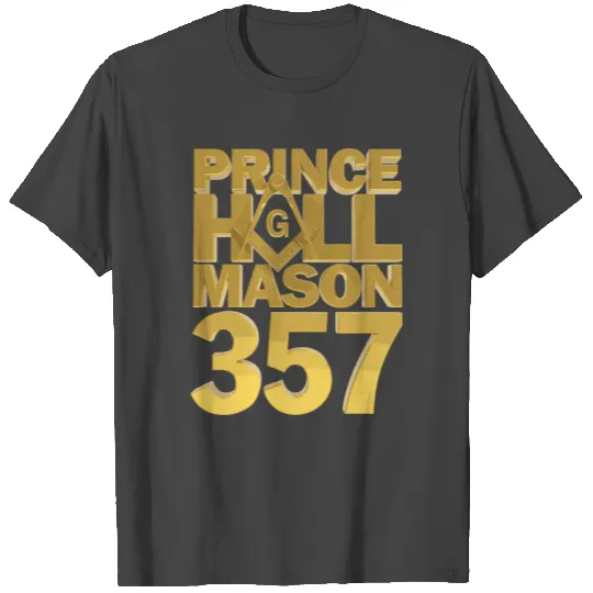 Masonic Prince Hall Mason 357 Square Compass Freem T Shirts