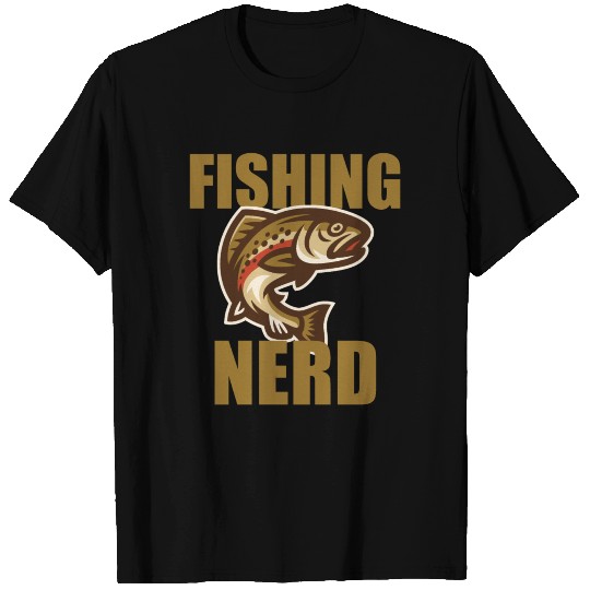 Fishing Nerd Angel Nerd Trout T Shirts