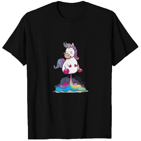 Unicorn Rainbow Launch T Shirts