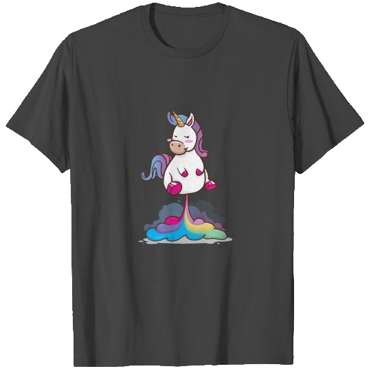 Unicorn Rainbow Launch T Shirts