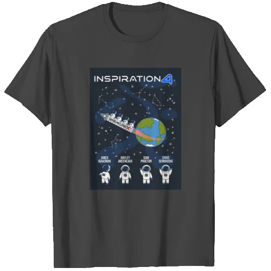 SPACEX INSPIRATION4 Mission T Shirts