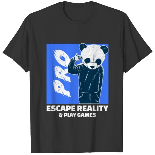 Panda gamer gift, gift idea T-shirt