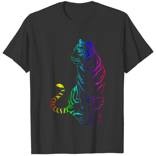 Rainbow Tiger | All New Dope Look! T-shirt