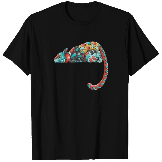 Colour cat cats kittens kitty kitten pet T Shirts