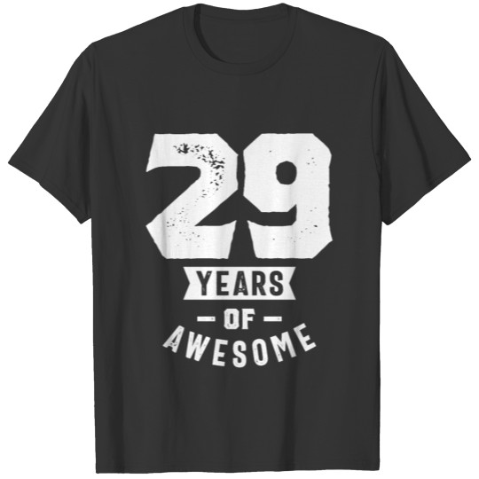 29 Year Old Gift | 29th Birthday Gift Ideas T-shirt