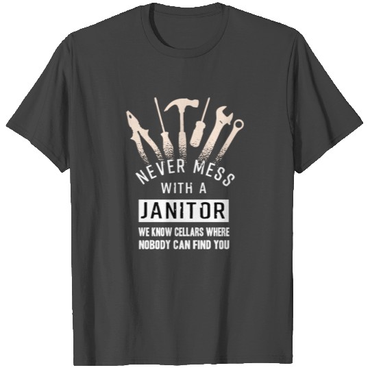 Caretaker janitor facility manager gift T Shirts