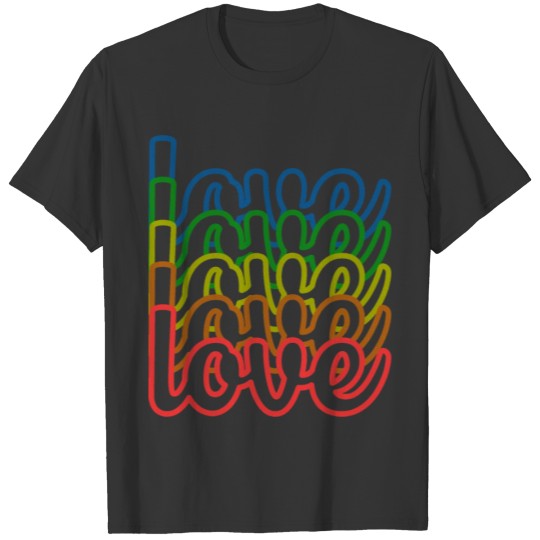 Colorful Love T-shirt