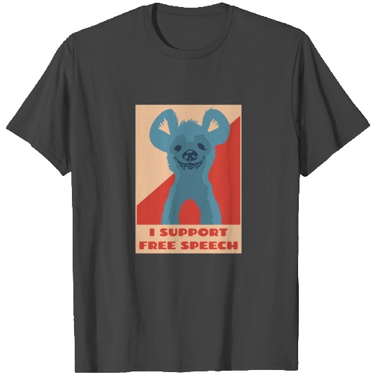 Hyena Free speech, free opinion, gift T Shirts