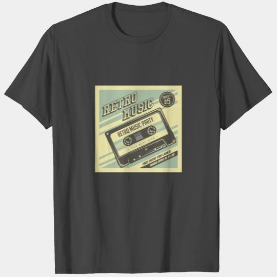 80s Music Retro Music Poster Cassette T Shirts