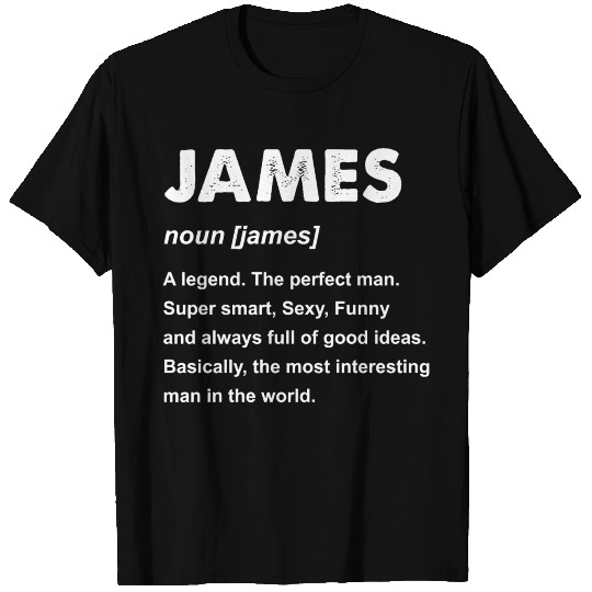 James Name Gift Gift T Shirts