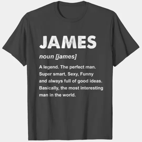 James Name Gift Gift T Shirts
