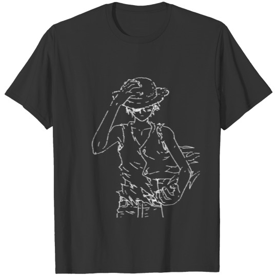 Luffy futur pirate king T Shirts