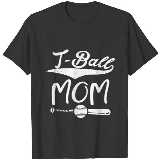Teeball Mom Tball Mom Novelty Leopard for women T-shirt