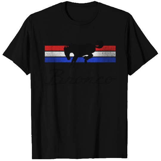 Ford Bronco Logo Stripes Gift T Shirts