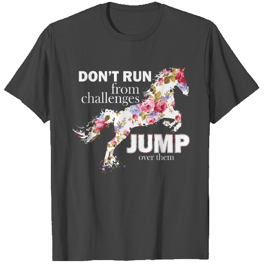 Animals horses equestrian riding T Shirts