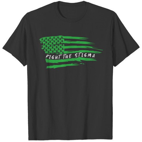 Mental Health Awareness Month Fight The Stigma Ame T-shirt