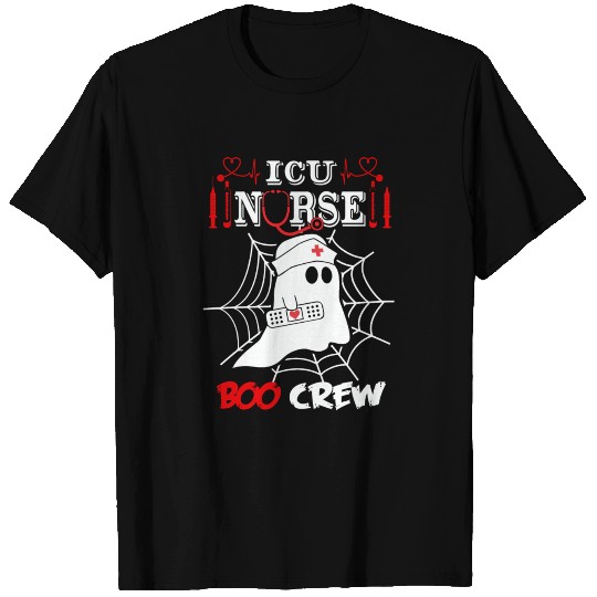 Boo Boo Crew Nurse Ghost T Shirts Halloween Costume