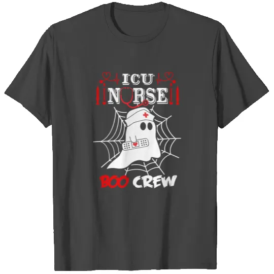 Boo Boo Crew Nurse Ghost T Shirts Halloween Costume