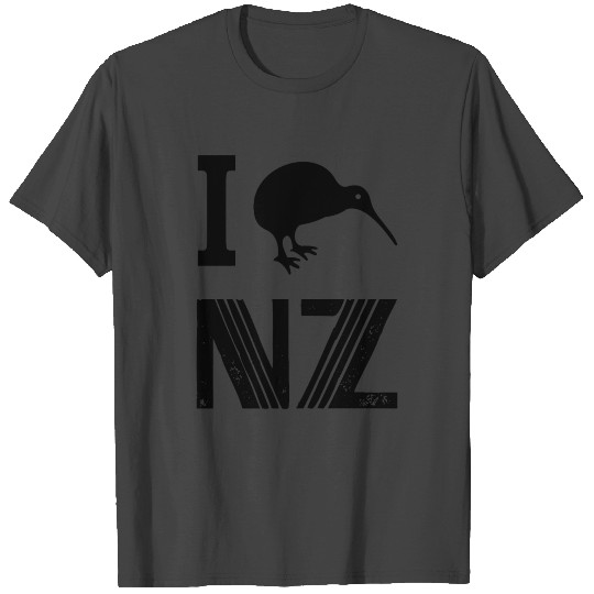 I Love New Zealand - NZ - Aotearoa - Kiwi - Maori T Shirts