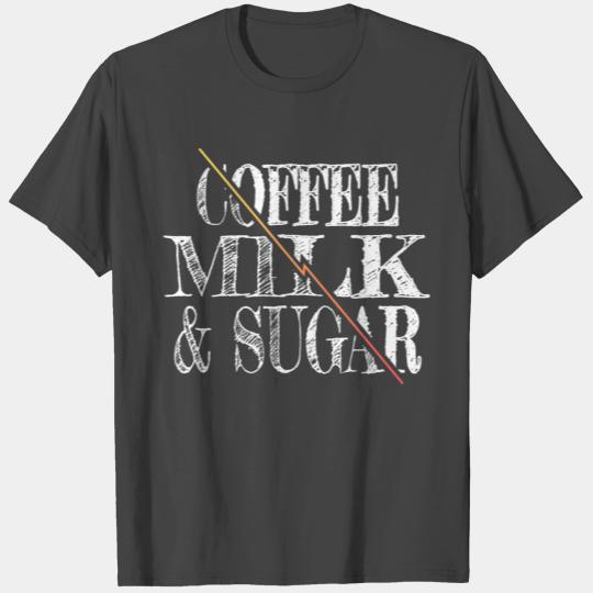 statement coffee beans present early lazy latte T Shirts