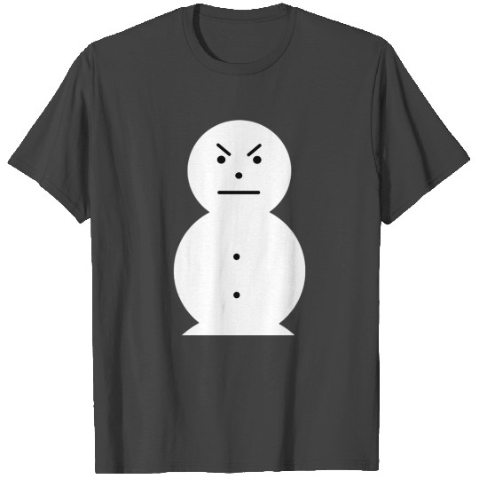 Snowman Funny Angry Snowman Winter T Shirts
